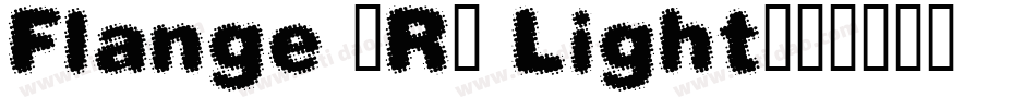 Flange (R) Light字体转换
